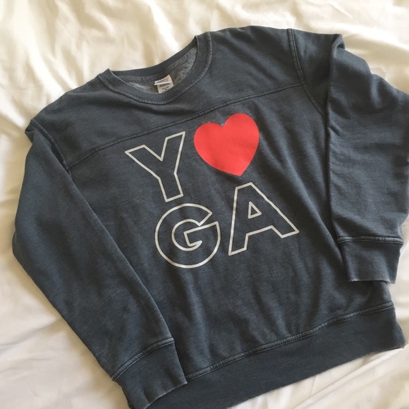 Freeze Tops - Love Yoga Graphic Workout Sweatshirt
